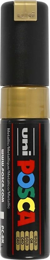 Posca Marker Junior 8 Mm Goud 1 Posca Marker Junior 8 Mm Goud