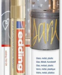 Edding 750 Glanslakmarker Blister Van 1 Goud