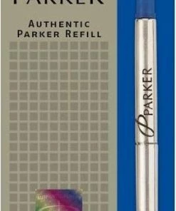 Rollerballvulling Parker Blauw F Blister