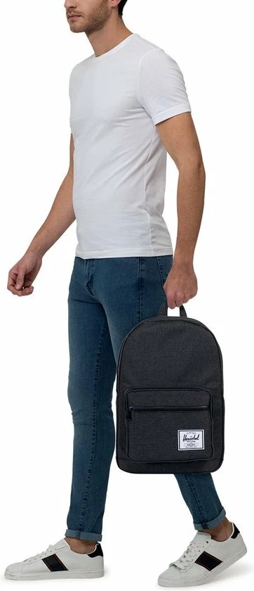 Herschel Pop Quiz - Black Crosshatch / Rugzak - Schooltas - Laptoptas / 15" Fleece Laptopvak - Meerdere Extra Vakken - 22L Opbergruimte / Met Levenslange Fabrieksgarantie / Limited Lifetime Warranty / Zwart 13 Herschel Pop Quiz - Black Crosshatch / Rugzak - Schooltas - Laptoptas / 15" Fleece Laptopvak - Meerdere Extra Vakken - 22L Opbergruimte / Met Levenslange Fabrieksgarantie / Limited Lifetime Warranty / Zwart - Afbeelding 13