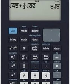 Texas Instruments TI-30X Plus MathPrint Schoolrekenmachine Werkt Op Batterijen, Werkt Op Zonne-energie Zwart Aantal Displayposities: 16