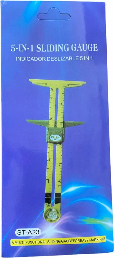 Cozy Cake® Multifunctionele Liniaal 5 In 1 - Patchwork Tool - Quilten - Meten - Schuifmaat - Naaien - Naai Accessoire - Hobby - Knutsel Accessoire 5 Cozy Cake® Multifunctionele Liniaal 5 In 1 - Patchwork Tool - Quilten - Meten - Schuifmaat - Naaien - Naai Accessoire - Hobby - Knutsel Accessoire - Afbeelding 5