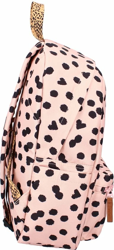 Kidzroom Lucky Me Rugzak - 6 T/m 12 Jaar - Roze - Stippen 2 Kidzroom Lucky Me Rugzak - 6 T/m 12 Jaar - Roze - Stippen - Afbeelding 2