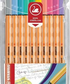 Pastel Set STABILO Met Markeerstiften, Viltstiften, Fineliners En Grafietpotloden -Parker Shop 386x840