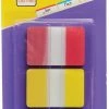 Post-it® Index Strong, Blauw, Rood, Geel, 25.4 X 38 Mm, 22 Tabs/Kleur/Dispenser