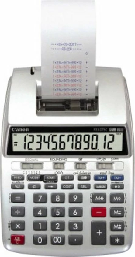 Canon P23-DTSC Desktop Rekenmachine Met Printer 5 Canon P23-DTSC Desktop Rekenmachine Met Printer - Afbeelding 5