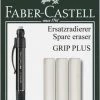 Faber-Castell Faber Castell Reservegum Voor GRIP Plus Blister A 3 Stuks