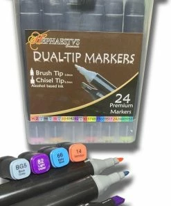 Hephaestus Essentials. ℋephaestus ℰssentials - 24 Premium Dual-tip Markers - Dubbele Markeer Stift 18 Hephaestus Essentials. ℋephaestus ℰssentials - 24 Premium Dual-tip Markers - Dubbele Markeer Stift -Parker Shop 500x840 3