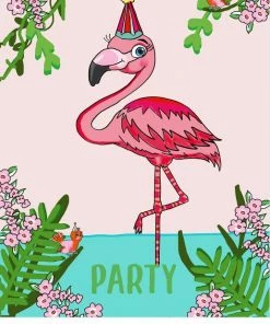 Puk Art. Puk Art© | Uitnodiging Flamingo | Kinderfeestje | Invulkaarten | 20 Stuks | Uitnodigingskaarten | Uitnodiging Verjaardag | Uitnodiging Feest | Uitnodiging Kinderfeestje Meisje | Uitnodiging Feestje