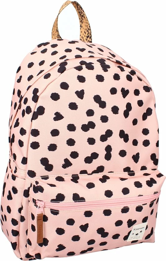 Kidzroom Lucky Me Rugzak - 6 T/m 12 Jaar - Roze - Stippen 9 Kidzroom Lucky Me Rugzak - 6 T/m 12 Jaar - Roze - Stippen - Afbeelding 9