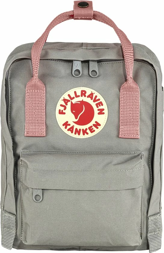 Fjallraven Kanken Mini Rugzak 7 Liter - Fog/Pink 1 Fjallraven Kanken Mini Rugzak 7 Liter - Fog/Pink
