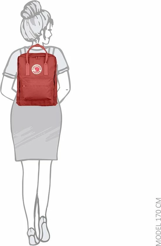 Fjallraven Kanken Rugzak 16 Liter - Dahlia Roze 17 Fjallraven Kanken Rugzak 16 Liter - Dahlia Roze - Afbeelding 17