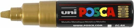 Posca Marker Junior 8 Mm Goud 3 Posca Marker Junior 8 Mm Goud - Afbeelding 3