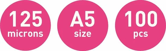 Leitz ILAM UDT Lamineerhoezen A5 125 Micron 100 Stuks 4 Leitz ILAM UDT Lamineerhoezen A5 125 Micron 100 Stuks - Afbeelding 4