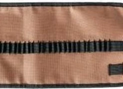 Merkloos Roletui Leeg Voor 36 Potloden Bruin