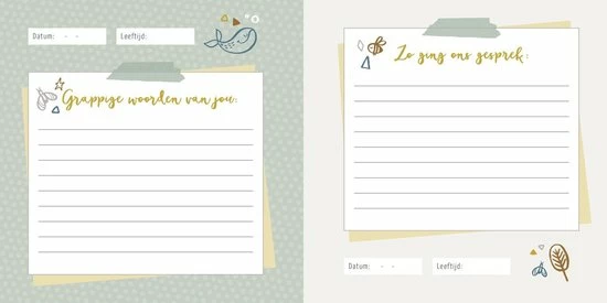 Maan Amsterdam Uitsprakenboek - Blauw - Invulboek Voor De Leukste En Grappigste Uitspraken Van Kinderen - 15 X 15 Cm 8 Maan Amsterdam Uitsprakenboek - Blauw - Invulboek Voor De Leukste En Grappigste Uitspraken Van Kinderen - 15 X 15 Cm - Afbeelding 8