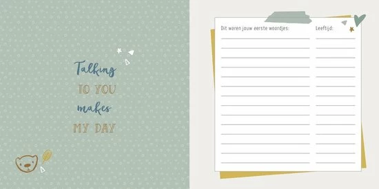 Maan Amsterdam Uitsprakenboek - Blauw - Invulboek Voor De Leukste En Grappigste Uitspraken Van Kinderen - 15 X 15 Cm 6 Maan Amsterdam Uitsprakenboek - Blauw - Invulboek Voor De Leukste En Grappigste Uitspraken Van Kinderen - 15 X 15 Cm - Afbeelding 6