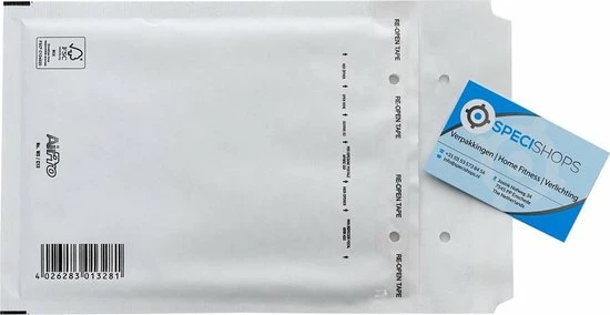 Specipack Luchtkussen Enveloppen C13 - Bubbelenveloppen 150 X 215 Mm A5 - Doos Met 100 Enveloppen 4 Specipack Luchtkussen Enveloppen C13 - Bubbelenveloppen 150 X 215 Mm A5 - Doos Met 100 Enveloppen - Afbeelding 4