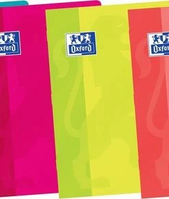Schrift Oxford School - Touch - A4 Lijn - 72blz - Pak 10 Stuks Assorti Kleuren