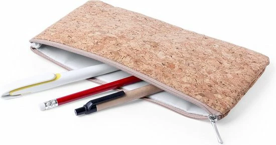 Merkloos Etui – Etuis Voor School – Pennenzak - Schoolspullen – Voor Volwassenen - Jongens – Meisjes - Kurk 2 Merkloos Etui – Etuis Voor School – Pennenzak - Schoolspullen – Voor Volwassenen - Jongens – Meisjes - Kurk - Afbeelding 2