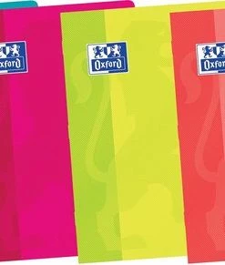 Schrift Oxford School - Touch - A4 Lijn - 72blz - Pak 10 Stuks Assorti Kleuren -Parker Shop 550x291