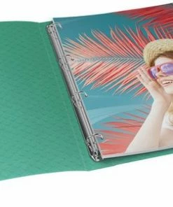 Esselte Colour'Breeze 4-Rings Kunststof A4 Ringmap Met Soepele Kaft Voor 140 Vellen - Rugbreedte Van 25mm - Groen -Parker Shop 550x301 1
