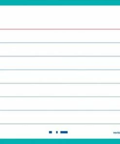 Oxford Flash 2.0 - Flashcards - Gelijnd - A7 - Mint Groene Rand - 80 Stuks -Parker Shop 550x328 1