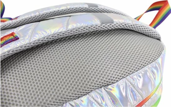 Het Betere Merk Schooltas - Rugzak Meisje - Rugzak Jongens - Rugtas - 44 X 29 X 14 Cm - Zilver - Schooltas Voor Meisjes - Tas 3 Het Betere Merk Schooltas - Rugzak Meisje - Rugzak Jongens - Rugtas - 44 X 29 X 14 Cm - Zilver - Schooltas Voor Meisjes - Tas - Afbeelding 3