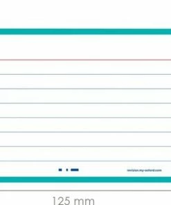 Oxford Flash 2.0 - Flashcards - Gelijnd - A7 - Mint Groene Rand - 80 Stuks -Parker Shop 550x346 1