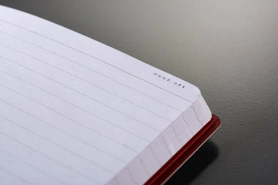 Oxford Black N' Red - Notitieboek - B5 - Lijn - 144 Pagina's - Leren Kaft 2 Oxford Black N' Red - Notitieboek - B5 - Lijn - 144 Pagina's - Leren Kaft - Afbeelding 2