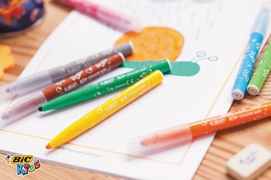 BIC Kids Kleurset Voor Kinderen Vanaf 5 Jaar - Kleurpotloden - Kleurstiften En Krijtjes - Pak Van 36 Stuks 5 BIC Kids Kleurset Voor Kinderen Vanaf 5 Jaar - Kleurpotloden - Kleurstiften En Krijtjes - Pak Van 36 Stuks - Afbeelding 5