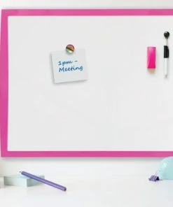 Nobo Klein Magnetisch Whiteboard/Memobord Voor Aan De Muur - Inclusief Whiteboard Marker, Magneten En Wisser - 58.5 X 43 Cm - Roze -Parker Shop 550x366 34