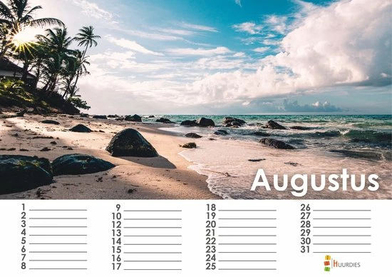 Huurdies Natuurkalender 35x24 Cm | Verjaardagskalender Natuur | Verjaardagskalender Volwassenen 9 Huurdies Natuurkalender 35x24 Cm | Verjaardagskalender Natuur | Verjaardagskalender Volwassenen - Afbeelding 9