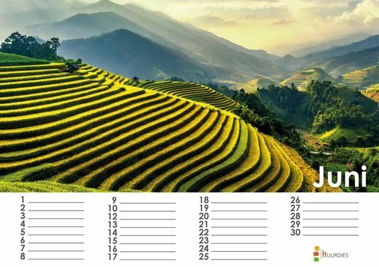 Huurdies Natuurkalender 35x24 Cm | Verjaardagskalender Natuur | Verjaardagskalender Volwassenen 13 Huurdies Natuurkalender 35x24 Cm | Verjaardagskalender Natuur | Verjaardagskalender Volwassenen - Afbeelding 13