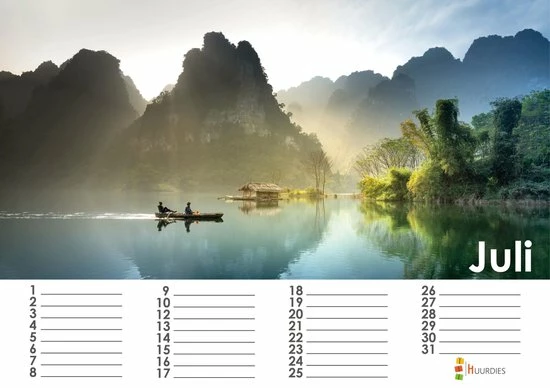 Huurdies Natuurkalender 35x24 Cm | Verjaardagskalender Natuur | Verjaardagskalender Volwassenen 15 Huurdies Natuurkalender 35x24 Cm | Verjaardagskalender Natuur | Verjaardagskalender Volwassenen - Afbeelding 15
