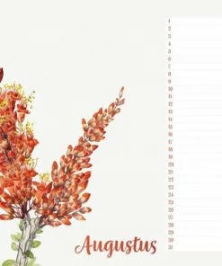 Studio Colori Verjaardagskalender Wilde Bloemen - Wandkalender A4 - Niet Jaargebonden -Parker Shop 550x388 20