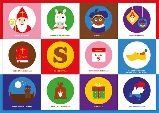 Olijhoek.nl Sinterklaaskaarten - Set Van 10 X Ansichtkaart - Sinterklaas - Modern 2 Olijhoek.nl Sinterklaaskaarten - Set Van 10 X Ansichtkaart - Sinterklaas - Modern - Afbeelding 2