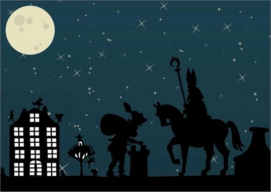 Olijhoek.nl Sinterklaaskaarten - Set Van 10 X Ansichtkaart - Sinterklaas - Modern 6 Olijhoek.nl Sinterklaaskaarten - Set Van 10 X Ansichtkaart - Sinterklaas - Modern - Afbeelding 6