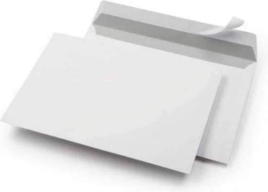 Merkloos Envelop Wit Zelfklevend - C5 - 162 X 229 Mm - 25 Stuks 2 Merkloos Envelop Wit Zelfklevend - C5 - 162 X 229 Mm - 25 Stuks - Afbeelding 2