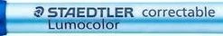 Staedtler - Lumocolor M Correctable Markeerstift - Blauw