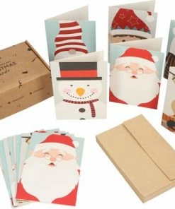 Partizzle® Partizzle 36x Schattige Kerstkaarten Met Enveloppen Set - Leuke Wenskaarten Versturen - Ansichtkaarten Kerst 2022 - 15x10 Cm 13 Partizzle® Partizzle 36x Schattige Kerstkaarten Met Enveloppen Set - Leuke Wenskaarten Versturen - Ansichtkaarten Kerst 2022 - 15x10 Cm -Parker Shop 550x407 2