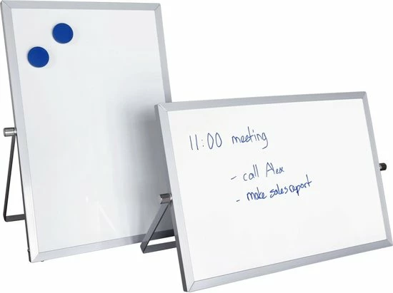 IVOL Desk Whiteboard Verticaal 20 X 30 Cm - Planbord - Memobord 2 IVOL Desk Whiteboard Verticaal 20 X 30 Cm - Planbord - Memobord - Afbeelding 2