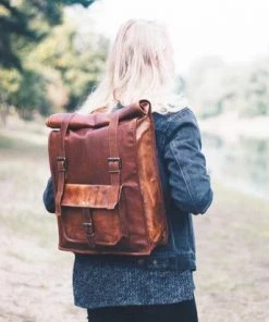 Grayham Crawford Leren Roll-top Rugzak - Met Laptopvak - 100% Leer -Parker Shop 550x412 13