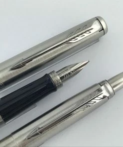 Parker Jotter Steel CT Set Balpen + Vulpen + Etui -Parker Shop 550x412 37