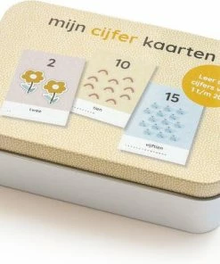 Maan Amsterdam Cijferkaarten - Bewaarblik Met Cijferkaarten 1 T/m 20 - Speel- En Leerkaarten - Rekenspel -Parker Shop 550x421