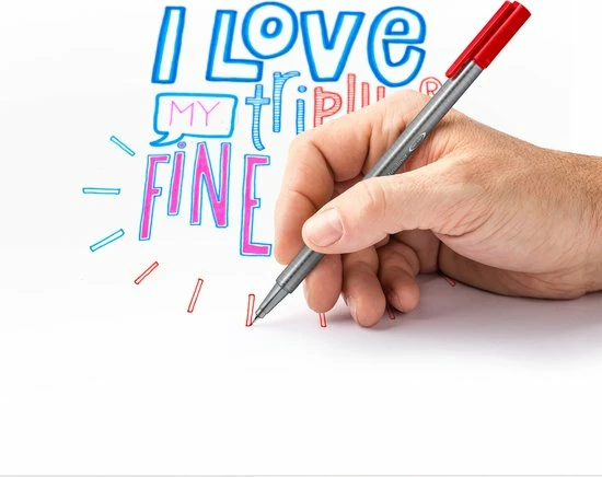 STAEDTLER Triplus Fineliner - Etui 36 St (26 + 10 Gratis) 3 STAEDTLER Triplus Fineliner - Etui 36 St (26 + 10 Gratis) - Afbeelding 3