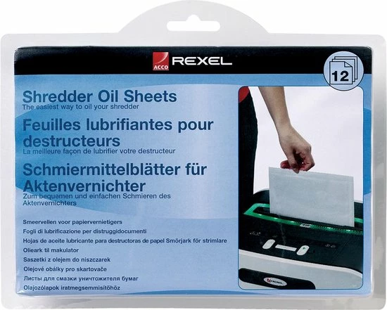 Rexel Olievellen Voor Papierversnipperaar - 12 Stuks 6 Rexel Olievellen Voor Papierversnipperaar - 12 Stuks - Afbeelding 6