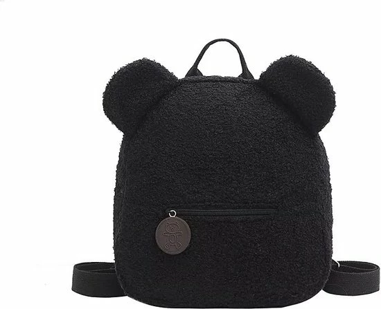 Babycure Rugtas Teddy | Rugzakje | Kinderen | Teddybeer | Teddy | Peuter | Kleuter | Zwart | Schooltas | Kinderdagverblijf 2 Babycure Rugtas Teddy | Rugzakje | Kinderen | Teddybeer | Teddy | Peuter | Kleuter | Zwart | Schooltas | Kinderdagverblijf - Afbeelding 2
