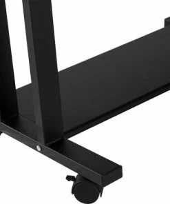 HOMCOM Op Wielen Bureau Computertafel Bureau Werktafel Met Glazen Aflegvlak Zwart 920-015 15 HOMCOM Op Wielen Bureau Computertafel Bureau Werktafel Met Glazen Aflegvlak Zwart 920-015 -Parker Shop 550x458 1