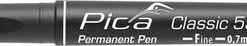 Pica 533/46-1 Classic Permanent Pen - Rond - Zwart - 0,7mm -Parker Shop 550x46
